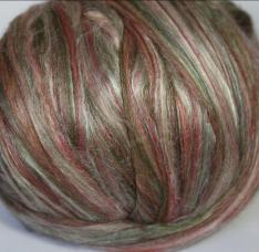 70% Merino Wool, 30% Silk, Ashland Bay Trading Company, Autumn Top, Roving, spinning, felting, fiber