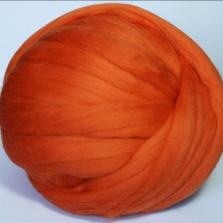 100% Merino Wool, Ashland Bay Trading Company, Burnt Orange Top, Roving, spinning, felting, fiber