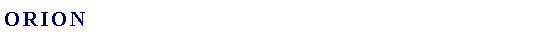 Text Box: Orion